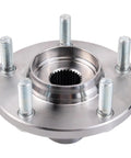 Beefy Front Wheel Bearing And Hub Kit For 2010 To 2015 Lexus RX 350 RX 450h And 2008 To 2011 Toyota Highlander Includes Two Front Wheel Bearings And Two Front Hubs DIY Ready, showing a close-up of a metal wheel hub with studs.