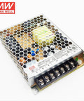 Heavy Duty 102W Industrial Switching Power Supply 12V DC 8Amps compact power supply with hexagonal mesh design and terminal connections.