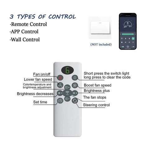 Remote and app controls for Low Profile 42 Inch Ceiling Fan With Lights And Remote Control App Compatible Flush Mount DC Reversible Motor Ultra Quiet Noiseless Operation Nickel Finish 6 Speeds Easy Brightness And Color Settings For Bedroom