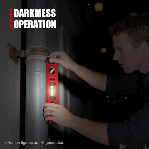 Top Shelf 9 Inch Torpedo Level With Bright Illuminated Vials And Heavy Duty Magnets For Dead On Precision And No Sweat Mounting On Metal Surfaces Daily