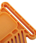 Professional Adjustable Featherboard For Woodworking Shop Safety Keeps Materials Hella Solid On Table Saws Router Tables And Band Saws With Quick Slide Adjustment, orange plastic detail.