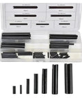 120 Piece Roll Pin Set Kit For Quick No Fuss Fastening Elastic Cylindrical Cotter Pins Hollow Positioning Pins Slotted