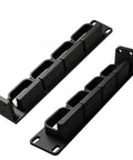 Heavy Duty 19 Inch Server Rack Mount For Four Pack IT Equipment With Bulletproof Steel Chassis And Zero Hassle Install, black modular frame