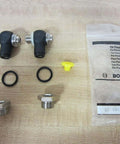 Throttle Check Valve 0821200216 Pack of 2 for Pneumatic Flow Control and Backflow Protection with accessories and packaging