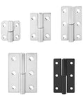 Stainless Steel Detachable Lift Off Hinge Set 270 Degree Black For Kitchen Cabinets Cupboards And Furniture Doors 2 Pack DIY Friendly