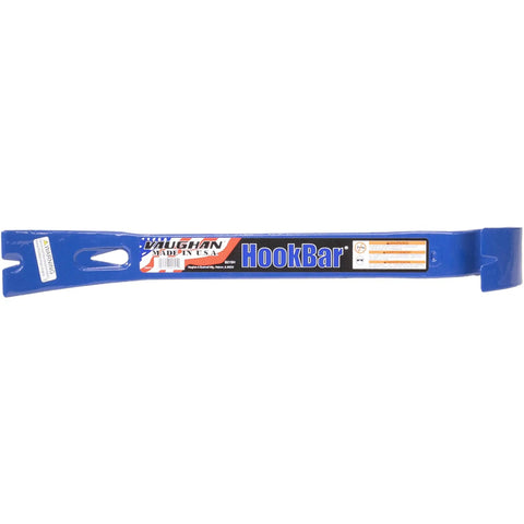 15 Inch Pry Bar With Patented Reverse Hook For Maximum Leverage Nail Puller And Shepherds Hook Heavy Duty Steel Construction Made In The USA
