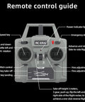 Remote control for Dope UH 1 Huey RC Helicopter 1/48 Scale 6CH Gyro Stabilized With Altitude Hold with labeled buttons and functions
