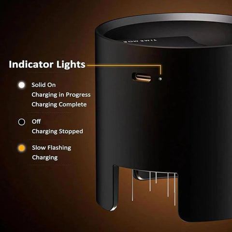 Killer 12 Needle Coffee Distributor Wand For Espresso Durable Stainless Steel Bed Leveler with charging indicator lights.