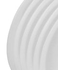 Flexible Hole Saw Dust Bowl Uses A Stretchy Rubber Gasket To Form An Airtight Seal Around Drill Bits And Sweetly Bag Up Fine Drywall Dust So Spaces Stay Pristine Through Every Remodel Job, showing a stack of white plates.