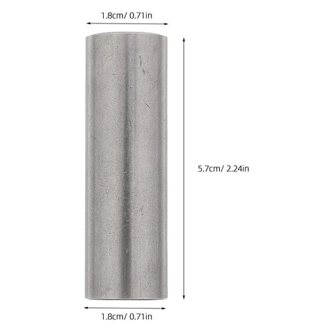 Heavy Duty Steel Car Lift Machine Pump Coupler Shaft With Vibration Reduction And Efficient Torque Transfer Silver, 1.8cm x 5.7cm.