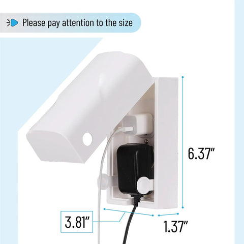Kid Proof Outlet Safety Box Cover With Switch And Plug Covers Patent Pending Design Includes Outlet Box outlet cover