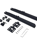 Invisible Black Barn Door Soft Close Kit For Doors Up To 88 Pounds With Spring Buffer Damper Hole Free Upgrade 2 Pieces