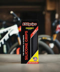 Packaging of Chunky Silicone MTB Grips for maximum comfort and grippy control on mountain biking and e-bike rides in black.
