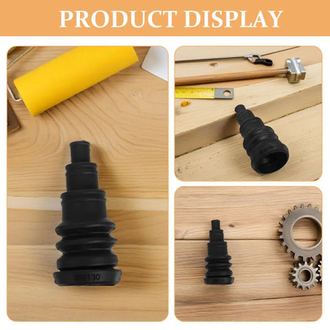 Premium Heavy Duty Rubber Grommet Kit For Vehicle Cable Wiring Harness Fire Resistant Waterproof Sleeve Durable Wire Protection Plugs Auto Car Wire Management Sealing, black 130mm