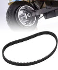 Heavy Duty Rubber Timing Belt With 13 Tooth Sprocket For Electric Scooter Drive, 535mm long, durable black belt for replacement.