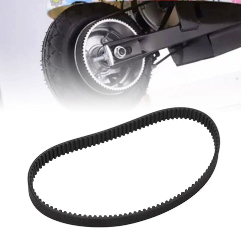Heavy Duty Rubber Timing Belt With 13 Tooth Sprocket For Electric Scooter Drive, 535mm long, durable black belt for replacement.
