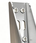 Low Profile Gate Caster Wheels With Silent Roller Bearings For Smooth Sliding Door Operation side mount support bracket detail.