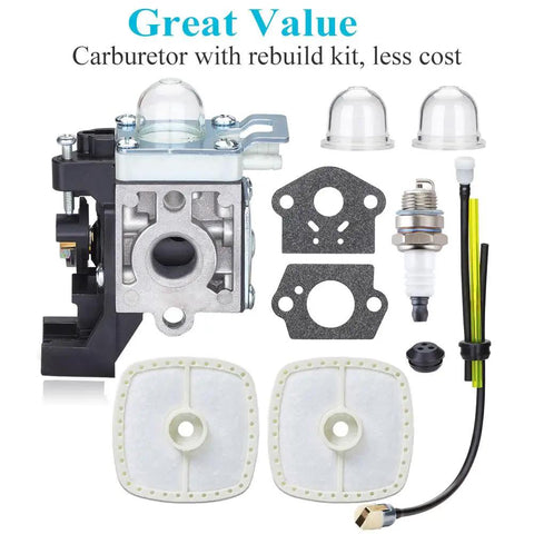 Adjustable SRM225 Carburetor Replacement For Echo GT225 And PE225 PAS225 SHC225 Weed Eater Trimmers With Tune Up Kit shown