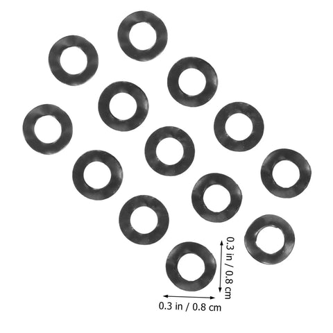 Wave Washer Gasket Assortment Kit With 500 Pieces Of Spring Steel Elastic Washers For Screws And Bolts In Electrical Connections And Automotive Applications DIY Ready For Pro Builds, black 0.3 in washers