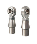Heavy Duty Heim Joint Kit Featuring 5/8-18 Chromoly Rod End Bearings With Zinc Plated Jam Nuts For Suspension Linkage And Panhard Rods Shop Grade Hardware Built Different For Rugged Mud Crawls And Trail Ready Setup Set Of Two - chrome rod end bearings side view