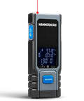 Snappy Precision Digital Laser Tape Measure 130Ft Range Rechargeable Pocket Rocket with digital display.