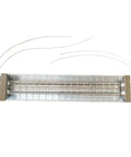 2000W Short Wave Infrared Carbon Fiber Heating Lamp 22 Inch with dual tubes and mesh guard for paint curing.