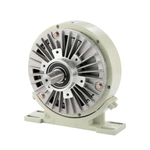 Heavy Duty Magnetic Powder Clutch Brake 0.6 To 10 Kg DC24V With Base Single Or Double Shaft Electromagnetic Powder Brake