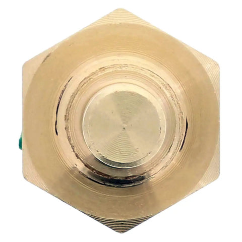 Top Tier Coolant Temperature Sensor, Drop In Replacement For Oem 8942235010, close-up view of sensor head showing hexagonal shape.