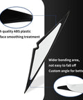 Headlight Eyebrow Eyelid Upper Trim Bezel Cover For Road Glide 2015 Up Matte Black showing ABS plastic with surface smoothing