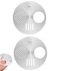 Two Pack Galvanized Iron Bee Hive Entrance Discs 4.92 Inch Diameter for Beekeeping Nuc Box Entrance Reducers Set of Two