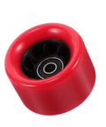 Red 92A PU Roller Skate Replacement Wheel For Quad And Inline Skates Indoor Use Smooth Stable Ride Durable Skating Part With Lit Look And Great Grip For Pro Comfort