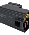 Heavy Duty 12V 30A 4-Pin Form A Relay, 1 Pack, Socket and Bracket Included, High Current Switching for Automotive Electronics and DIY Projects Ready for Easy Install black 4-pin relay