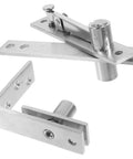 Heavy Duty Stainless Steel Invisible Door Pivot Hinges For Cabinets And Bookcases Hidden Pivot Door Hardware for kitchen