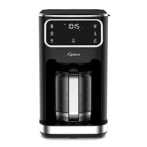 12-Cup Touchscreen Coffee Maker With Glass Carafe, Brew Strength Control, Iced Coffee Mode, Full 6-Inch Display, Programmable Timer