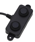 Ultrasonic Distance Sensor 3.3V-5V With ABS Housing for high range detection and precise distance reading, black casing front view