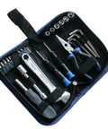 Compact 28 Piece Motorcycle Tool Kit For On The Road Repairs Under The Seat Grab And Go Travel Ready Essentials in open case