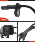 Front Right Abs Wheel Speed Sensor For Ford Fusion And Lincoln Mkk 2013 To 2019, shows wiring and connector details.