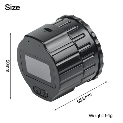 Side view of 50mm x 65.6mm Telescope Camera Eyepiece With 1.5 Inch TFT Screen For 1080P Video Recording, Compact Portable Setup.