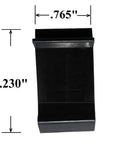 Nylon Patio Table Rim Clips 10 Pack Black For Glass Top Tables Quick Clip On No Tools Needed Fits Rim 1.230 By 0.765 Inch