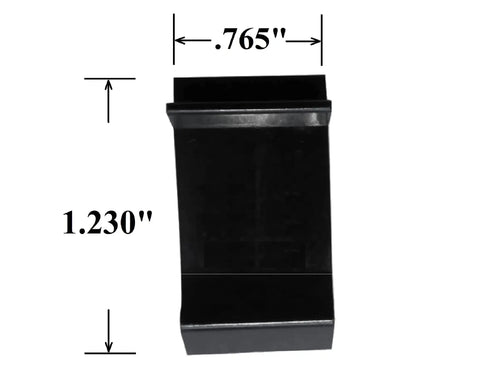 Nylon Patio Table Rim Clips 10 Pack Black For Glass Top Tables Quick Clip On No Tools Needed Fits Rim 1.230 By 0.765 Inch