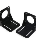 Two Pack 42mm Nema 17 Stepper Motor Mounting Brackets Alloy Steel L Shaped Mounting Brackets Fixed Base For CNC DIY Robots