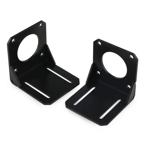 Two Pack 42mm Nema 17 Stepper Motor Mounting Brackets Alloy Steel L Shaped Mounting Brackets Fixed Base For CNC DIY Robots