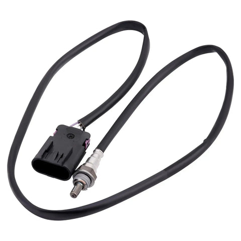 Solid Preheated O2 Oxygen Sensor Replacement For Nissan Leaf And Sentra Featuring Straight Plug And Play Setup 25322728 28058603 connector and wire assembly