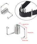 Close-up of tensioner springs for All In One Timing Belt And Pulley Kit For 3D Printers GT2 Compatible with sizing details
