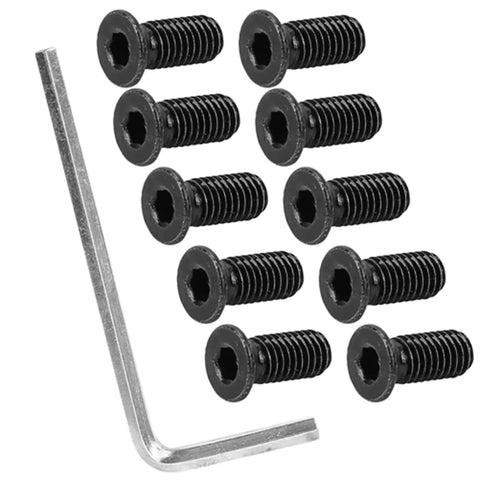 10 Piece Replacement Set For Mijia M365 Electric Scooter Sturdy Metal Screws With Precise Threads visible with L-shaped tool