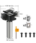 Pro Grade Spoilboard Surfacing Router Bit One Half Inch Shank One And One Half Inch Diameter Two And Two Carbide Inserts