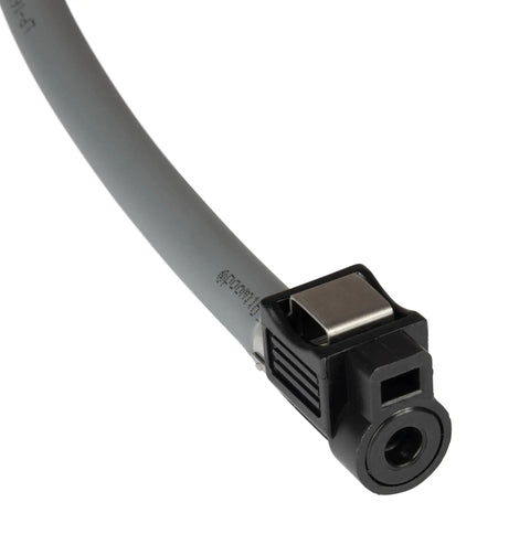 Close-up of connector on Honda Outboard Fuel Line Assembly Kit 6 Feet Three Eighths Inch Leak Free Low Permeation Hose With Primer Bulb EPA Compliant