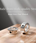 Built To Last Half Inch Bore Solid Carbon Steel Shaft Collars Zinc Plated 4 Pack Heavy Duty Set For Machinery