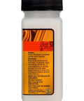 Back view of bottle showing instructions for Glossy Leather Finisher Top Coat for Boots, Purses, and Home Leather Projects.