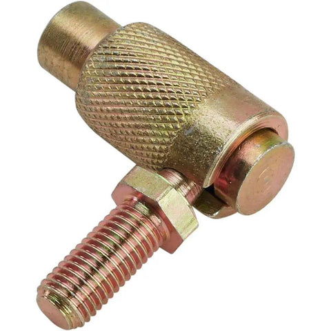 Quick Release Cable End For Throttle Linkage 5/16-24 RH Thread Steel Stud, knurled brass finish